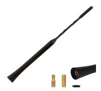 antenne de toit alca® Spiral 23 cm universelle radio AM FM DAB+ noire + kit adaptateur M5 M6 Antenne voiture Fibre de verre Antenne voiture de remplacement courte