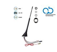 Antenne de toit AM FM DAB+ inclinaison 76 12V externe phantome