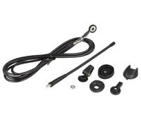 Antenne de toit AMFM DAB+ DIN M universelle flexible 0-90 Tige 25cm caoutchouc n