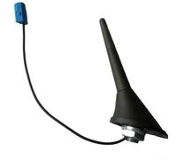 Antenne de toit avec tige d'antenne pour Opel Zafira A/B, Corsa C/D et Astra G/H, antenne de toit robuste en plastique et métal, montage facile, antenne de rechange noire pour toit de véhicule