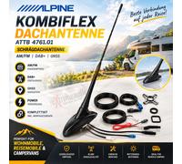 Antenne de toit combiflex ATTB 4761.01 AM/FM DAB+ compatible avec Peugeot Boxer