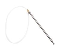 Antenne de Toit Courte Universelle 18cm, Remplacement pour Autoradio AM/FM, Réception Renforcée avec Vis M4 M5 M6, Compatible avec - W140 W124 W202 W210 R129 1992-2002 (1408270001)