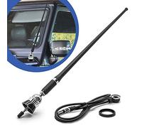 Antenne de toit universelle RMA 305 DIN en caoutchouc chromé flexible pour toit radio AM FM
