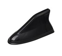 Antenne de Toit Voiture Aileron de Requin pour Seat Leon (1M 1P 5F KL 1999-2025 2026), Couvercle de Base Radio AM FM, Adhésif Aérodynamique Accessoires Extérieurs,Black