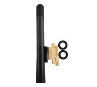 Antenne de Voiture en Alliage D’Aluminium Noire pour Réception Radio | Remplacement sur Toit, Usage Véhicule Voiture, Style Élégant et Discret, Installation Simple, Urbain et Autoroute