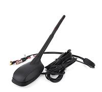 Antenne de Voiture, Fydun Antenne Dab + GPS + FM Support de Toit Supérieur Amplifié Actif Interface Universelle Anti-poussière Plug & Play