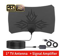 Antenne De Voiture Intérieure D'araignée Numérique Avec Amplificateur Pour La Diffusion Gratuite De La Chaîne 3000 Mile Smart Tv 8k 4k Dvb-T2 Hdtv - Type Antenna Amplifier #A