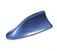 Antenne de voiture pour toit en forme d'aileron de requin avec amplificateur de signal FM et câble de connecteur AM/FM compatible avec divers véhicules (bleu)