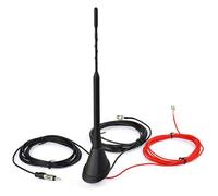 Antenne de Voiture - Signal numérique amélioré, Installation adhésive Interne, câble Long blindé, Conception compacte discrète | Réception Audio Stable avec Une qualité sonore Claire pour la Radio