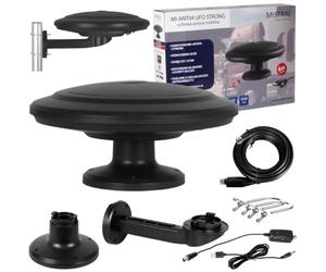 Antenne de Voiture TV DVB-T2 omnidirectionnelle MI-ANT04 UFO Strong (Noir)