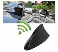 Antenne de Voiture Universelle en Forme d'aileron de Requin Antenne Radio FM/AM avec Base adhésive étanche pour Auto SUV Cami
