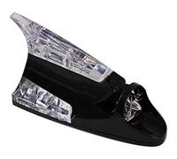 Antenne décorative de Type aileron Requin pour Voiture, antenne Signal d'aileron, Lampe Flash d'avertissement pour Radio Toit AM/FM, Rouge