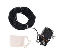 Antenne demi-onde à alimentation finale avec balun 1:49 pour bande HF - Antenne radio à ondes courtes 3-30 MHz, kit d'antenne EFHW portable pour radio amateur, design compact à long fil