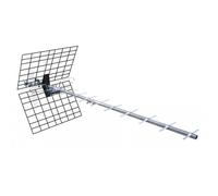 Metronic Antenne d'extérieur 425044 Trinappe 20 dB – Filtre 4G – UHF – Fiche F