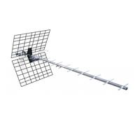Metronic Antenne d'extérieur 425044 Trinappe 20 dB – Filtre 4G – UHF – Fiche F