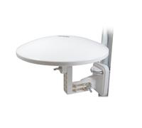 Metronic Antenne extérieure omnidirectionnelle 427017 amplifiée 36 dB TNT compatible 4K blanc