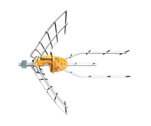Antenne d'extérieur Televes Ellipse 148921 pour chaînes TNT gain 40 dB alimentation sous 24V