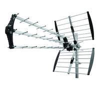 Antenne d'extérieur - Trinappe - Réception TNT 470 MHz - 18 dB - Filtre 4-5G intégré - 105 cm