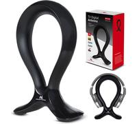 Antenne d'intérieur 2 en 1 Antenne TV + support pour casque HDTV DVB-T/T2 H.265 HEVC LTE 100dBµV Numérique Terrestre