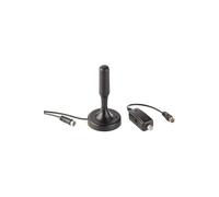Antenne d'intérieur active TNT/TNT 2 UHD 13 cm / 30 dB - Noir