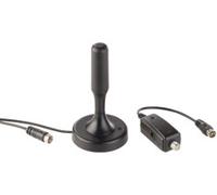 Antenne d'intérieur active TNT/TNT 2 UHD 13 cm / 30 dB - Noir