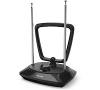 Antenne D'Intérieur « Classic » Active(Réception Dvbt,Dvbt2,Antenne D'Intérieur Pour Téléviseur,Gain Réglable,Filtre Lte 5G,Alimentation Par Usb) Noire