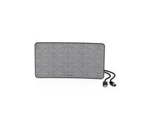 Antenne d'intérieur - Design tissu - DVB-T2 - Active - Gris/noir - Amplificateur faible bruit