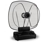 Metronic Antenne TNT UHF/VHF intérieure TERSERA 426997 59 dB réglable Noir
