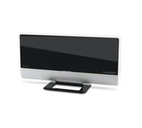 Metronic Antenne TV intérieure 416807 – Amplifiée, extra plate, 4K UHD, Réception TNT HD – Noir