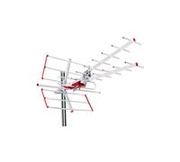 Maclean Antenne directionnelle extérieure TV MCTV-855 DVB-T/T2 UHF/VHF actif Filtre LTE 100dBμV