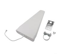 Antenne directionnelle extérieure avec gain logpériodique de 10 dBi prenant en charge des bandes de fréquences de 800 2700 MHz et options de montage faciles