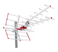 Antenne directionnelle d'éxterieure Maclean MCTV-855 Lte TV DVB-T/T2 H.265 HEVC combo UHF VHF actif max. 100dBμV Filtre