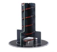 Antenne directionnelle spirale à gain élevé 13 dBi pour transmission d'image FPV avec angle de faisceau de 60° et polarisation circulaire pour drones RC longue distance Noir RP-SMA Rotation à gauche