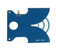 Antenne directionnelle UWB conçue pour des fréquences de 420 MHz à 10 GHz avec port femelle