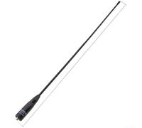 Antenne double bande en caoutchouc pour Baofeng VHF UHF 136-480 MHz Noir