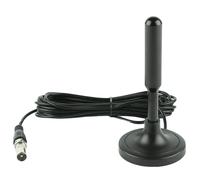 Antenne DVB-T de 300cm d'antenne TV amplifiée d'intérieur de HD Digital DVB-T2 la radio extérieure de DAB TV ahiial Plug and Play pour Smart TV - Type black