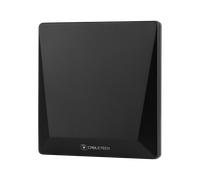 Antenne Interieure Digitale Cabletech - DVB-T2 / HEVC / DAB+ - Filtre LTE Integre - Noir
