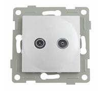 Antenne encastrée en titane pour TV/FM/SAT, design ultra léger, haute résistance, idéale pour la réception de signaux en intérieur et en extérieur.