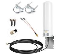 Antenne extérieure 4G LTE gain élevé 10-12 dBi fiche SMA/TS9 mâle pour Huawei, ZTE, Netgear M1, MR1100