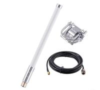 Antenne extérieure 8dBi en fibre de verre 860-930 MHz avec connecteur N-J mâle, étanche à gain élevé pour LoRa 868/915 MHz Helium Hotspot HNT Miner, avec clip, câble de 1 m et adaptateur