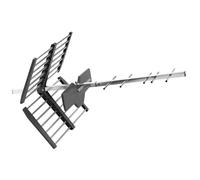 Antenne extérieure amplifiée de One for All - 9,5 à 15 DB - Réception TNT - Compatible Full HD - Installation aisée - SV9453