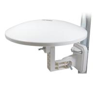 Antenne Extérieure omnidirectionnelle amplifiée 36 dB- Idéal Camping-car et caravane Blanche TNT - Compatible Full HD - 4K.[Q38]