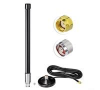 Antenne extérieure pour LoRaWAN, 868 MHz 915 MHz antenne de mineur d'hélium avec base magnétique, antenne IoT omnidirectionnelle en fibre de verre 12dBi longue portée pour l'industrie