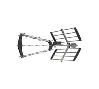 Antenne exterieure TNT trinappe LTE 700 MHz - Passive - Protégée 5G/4G - Gain 20 dB - Noire