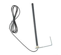 Antenne externe 868 MHz à gain élevé pour Garador pour Hormann pour Marantec pour télécommandes de porte de garage SOMMER, gain 3dBi avec câble de 2 m et support mural, noir