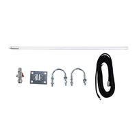 Antenne Fiberglass Omnidirectionnelle, Murale Fixe, 1 Mètre, 9-11dBi - Haute Performance Étanche, Câble RG400 Faible Perte, pour Usage Extérieur Lora 915MHz