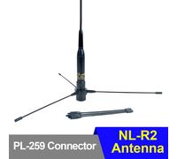 Antenne flexible VHF UHF 144/430 MHz, antenne à double bande, kit d'antenne à plan de masse pour taxi, bus, véhicule, radioamateur mobile, transceiver. R2 Antenna