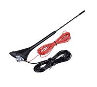 Antenne FM AM Voiture - Booster Signal Radio Amplifié | Installation Simple Câble 5M pour Voiture, Camion, SUV, Amplificateur Intégré FM AM, Audio Automobile, Meilleure Réception, Son Clair