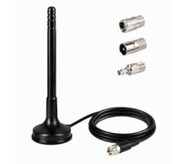 Antenne FM Dab Universelle pour Chaîne Hi-FI et Home Cinéma, Antenne Radio Passive et Compacte pour Adultes, Tuner, Amplificateur et Récepteur Audio, Salon, Bureau et Atelier