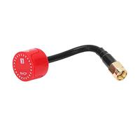 Antenne FPV 5,8 GHz pour drone quadricoptère de course RC FPV, 85 mm, 2,5 dBi (Rouge)